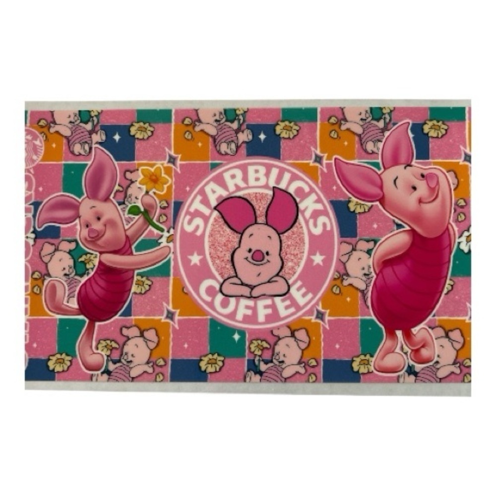Piglet Starbucks Cup Decal